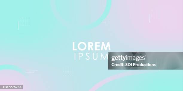 pastel banner design - rounded-rectangles-logo stock illustrations
