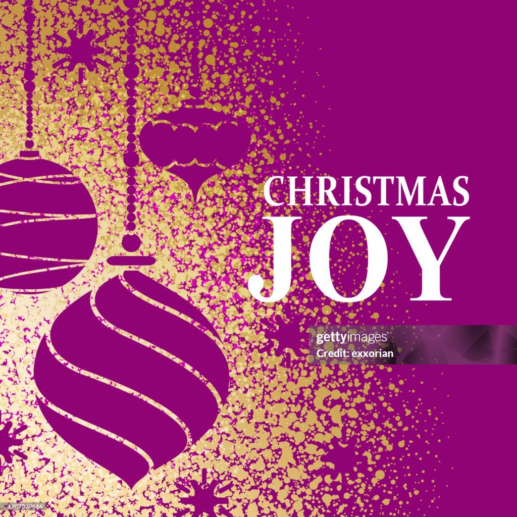 Gold Staub Weihnachtsschmuck