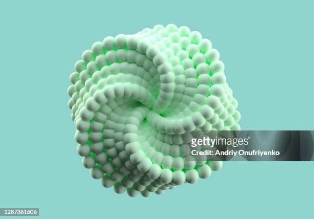 abstract looped twisted shape - sphere stock pictures, royalty-free photos & images