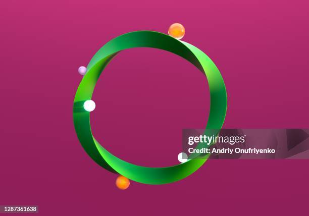 circular shape - visualisering och 3d och uppkoppling bildbanksfoton och bilder