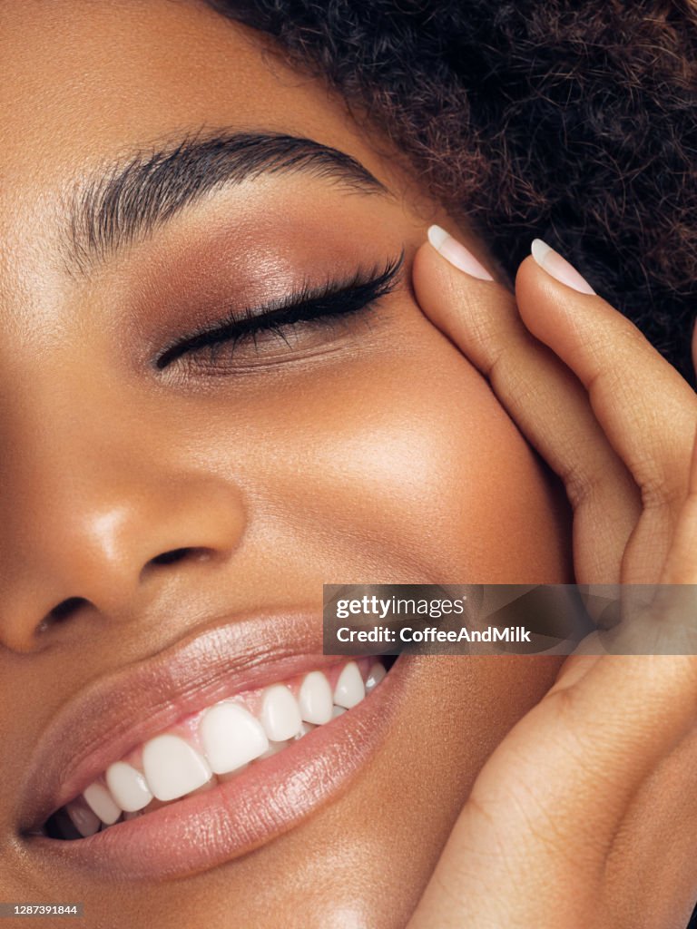 Belle femme afro