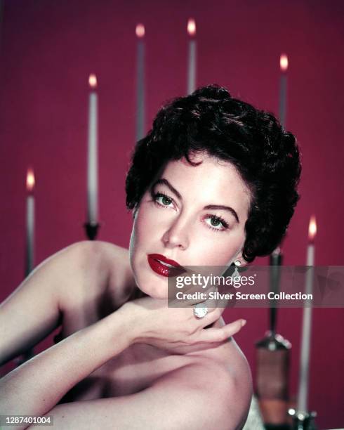 American actress and singer Ava Gardner , 1952.