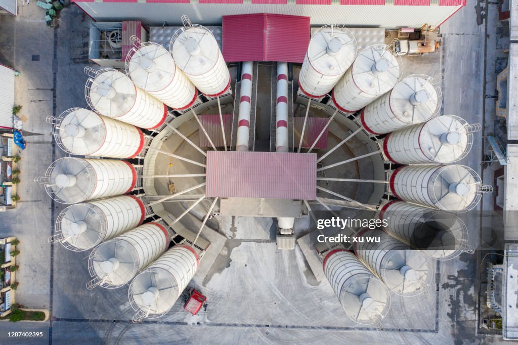 Cement plant storage tank