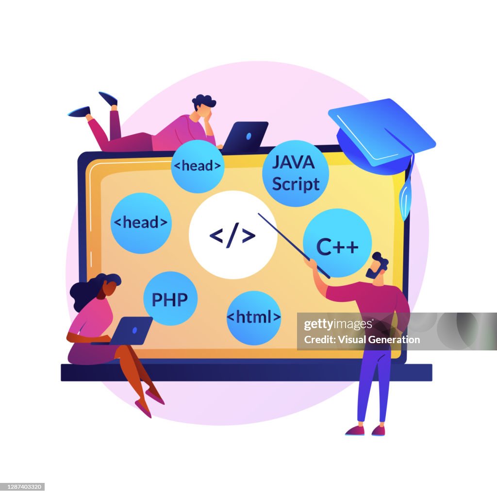 Programming Languages Learning Vector Concept Metaphor High-Res Vector ...