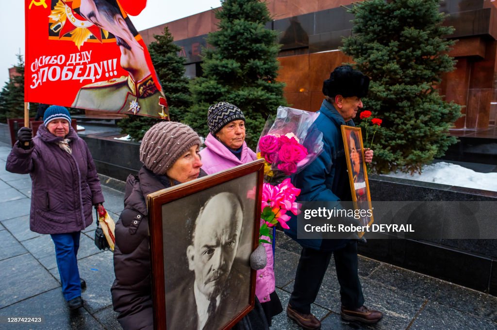 Manifestation communiste sur la Place Rouge