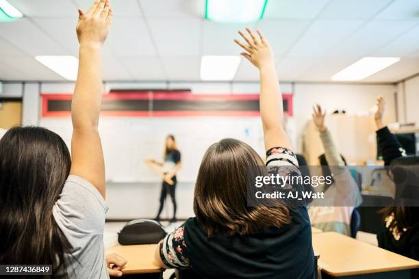 die beste ausbildung - indian girl pointing stock-fotos und bilder