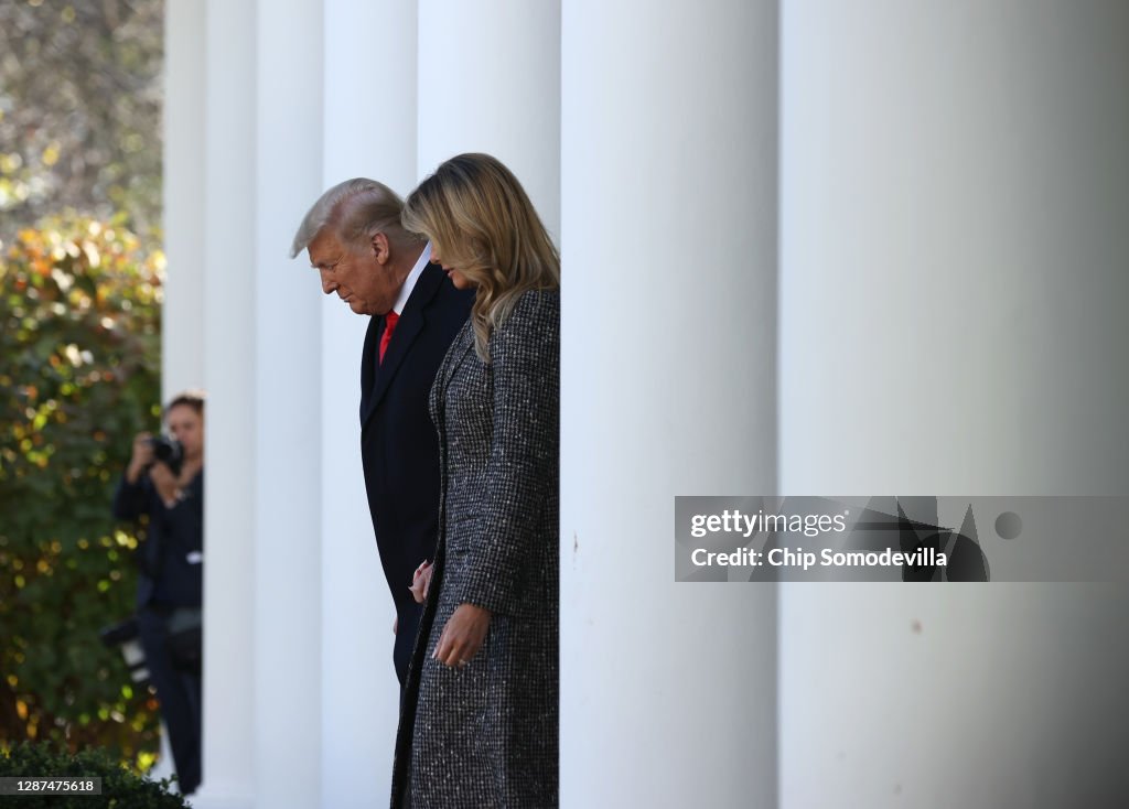 President Trump Pardons National Thanksgiving Turkey At The White House