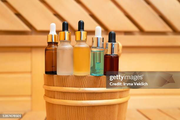 spa, sauna and wellness beauty concept. - sauna winter weihnachten stock-fotos und bilder