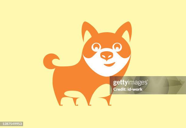 63点の柴犬イラスト素材 Getty Images