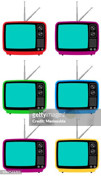 テレビアイコン - 携帯テレビ点のイラスト素材／クリップアート素材／マンガ素材／アイコン素材