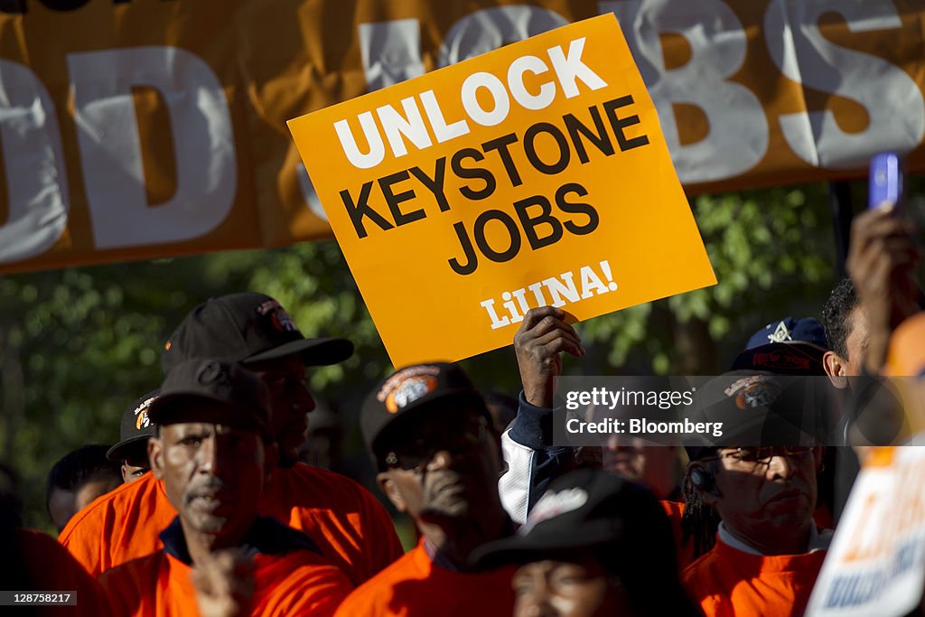 Keystone Pipeline Protest And State Dept. Hearing