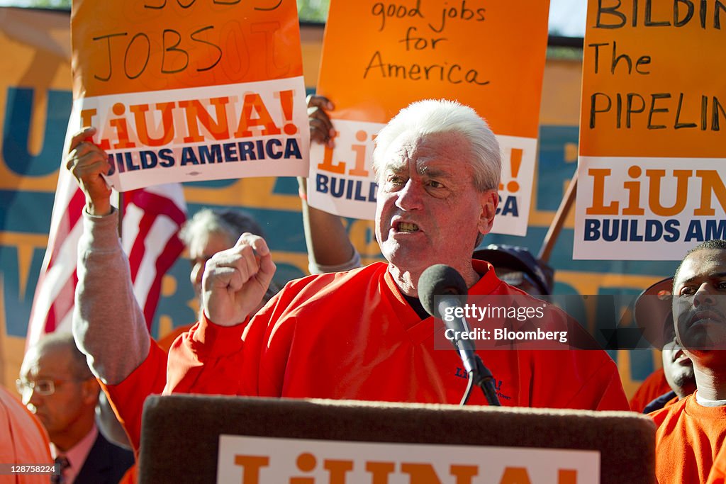 Keystone Pipeline Protest And State Dept. Hearing