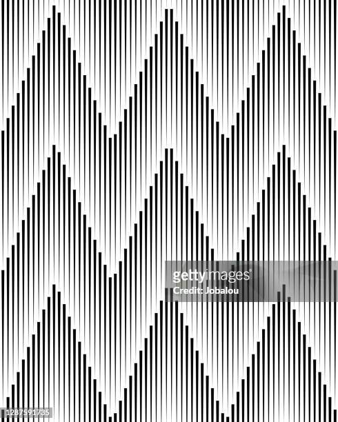 abstract background zigzag black lines - pinstripe stock illustrations