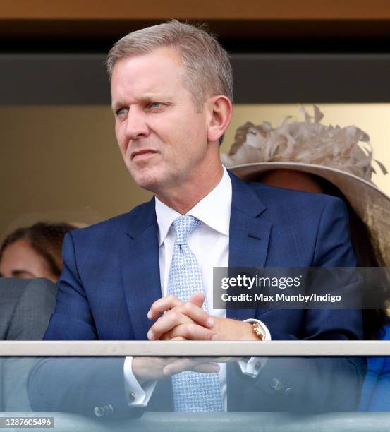 Jeremy Kyle watches the racing on day 2 of Royal Ascot at Ascot Racecourse on June 20, 2018 in Ascot, England.