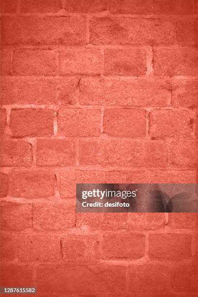 vertical bright red colored brick pattern wall textured grunge vector backgrounds - whitewashed brick stock illustrations