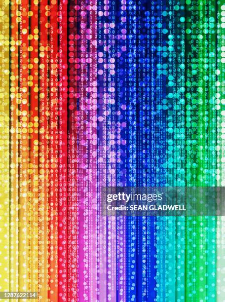 colourful data - colors of rainbow in order 個照片及圖片檔