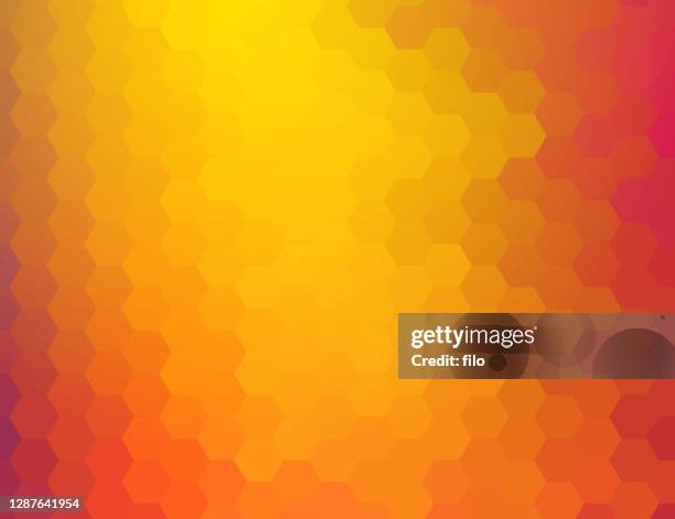 hex gradient glow background - lava stock illustrations