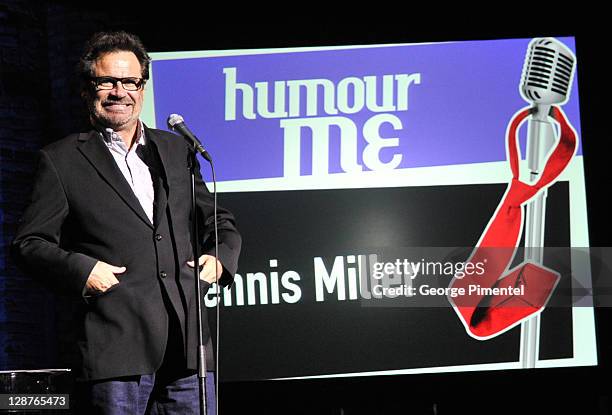 Comedian Dennis Miller attends Humour Me: The CEO/Comedy Classic at the Winter Garden Theatre on October 6, 2011 in Toronto, Canada.