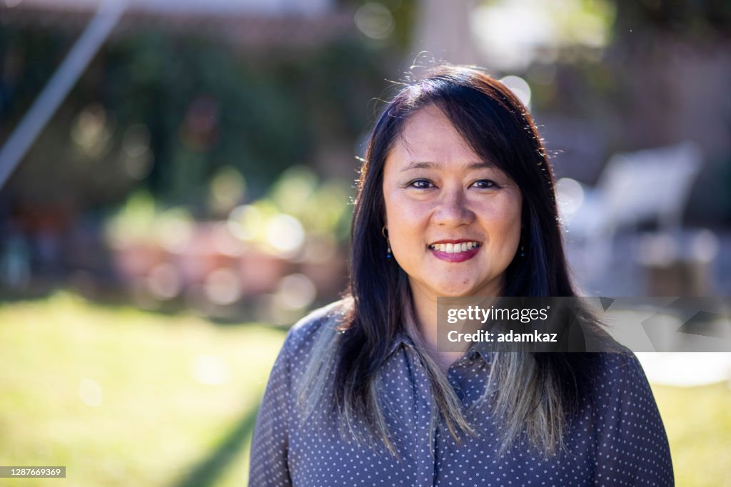 Portrait of a mature Filipino Woman