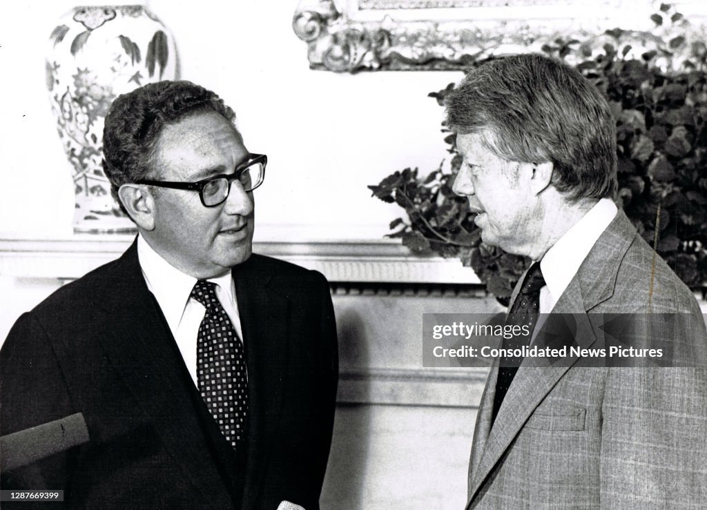 Kissinger & Carter In The Oval Office