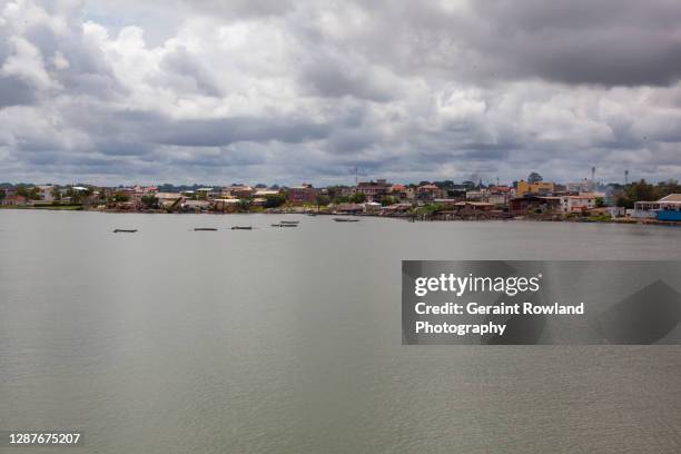 senegal river landscape - ziguinchor stock pictures, royalty-free photos & images