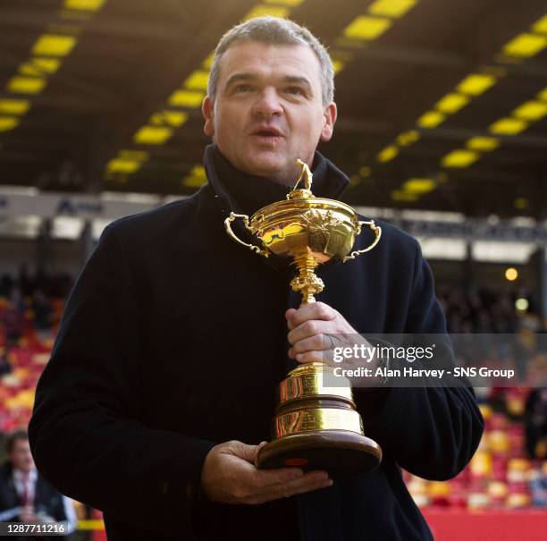 Paul Lawrie with the Ryder Cup