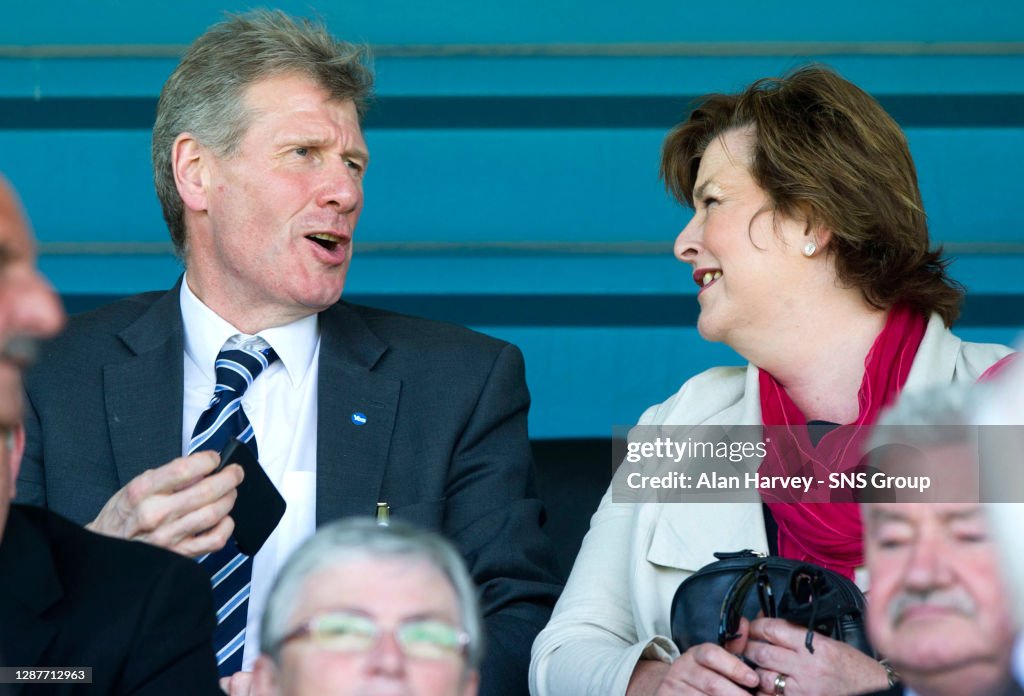 02/06/13 EMIRATES SCOTTISH JUNIOR CUP FINAL.AUCKINLECK TALBOT V LINLITHGOW ROSE.BRAIDWOOD MOTORS STADIUM - LIVINGSTON.Scottish Government's Cabinet Secretary for Justice and Scottish National Party Member of the Scottish Parliament for Edinburgh Eastern