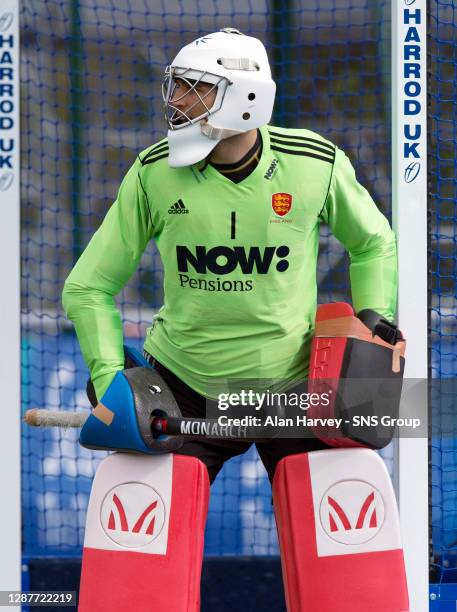 V ENGLAND . GLASGOW. George Pinner in action for England