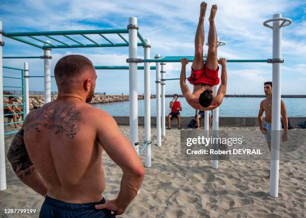 La plage de Mauguio-Carnon avec son nouveau Carré Sport de 4000 mètres carrés devient la plus grande aire française pour la pratique du multisports...