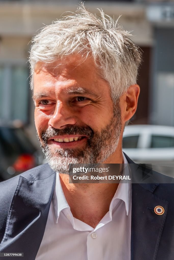 Le président de la Région Auvergne-Rhone-Alpes Laurent Wauquiez