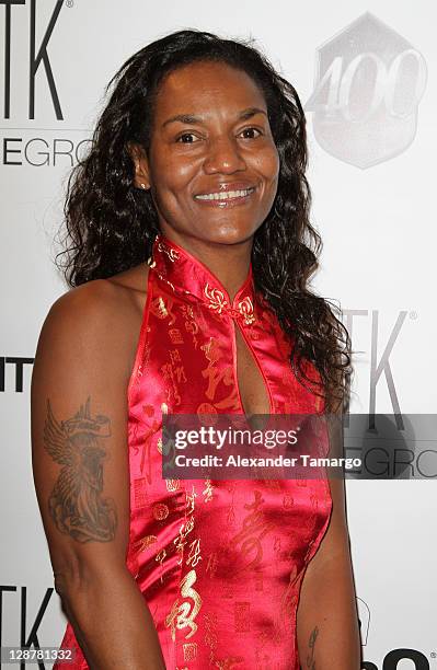 Gloria James attends dinner to kick-off South Florida All Star Classic at STK on October 7, 2011 in Miami, Florida.