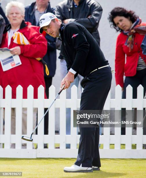 Scotland's Marc Warren ends his day on an excellent four under par