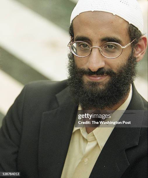 Anwar Al-Awlaki at Dar al Hijrah Mosque on October 4 2001 in Falls Church, VA. .