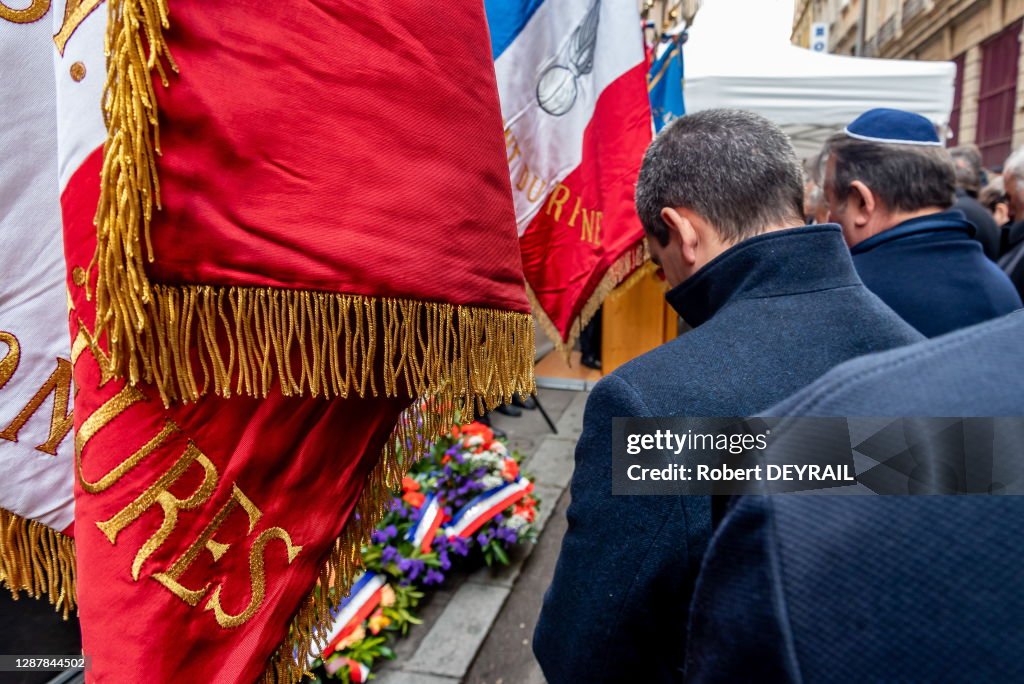Commémoration rafle de juifs par Klaus Barbie à Lyon