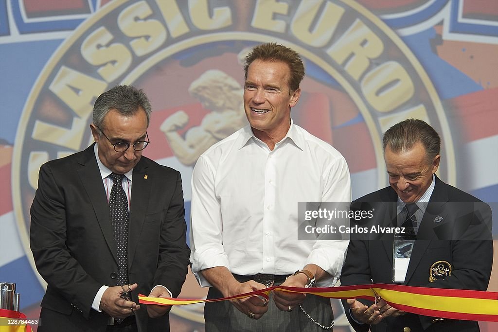 Arnold Schwarzenegger attends 'Arnold Classic Europe' 2011 in Madrid