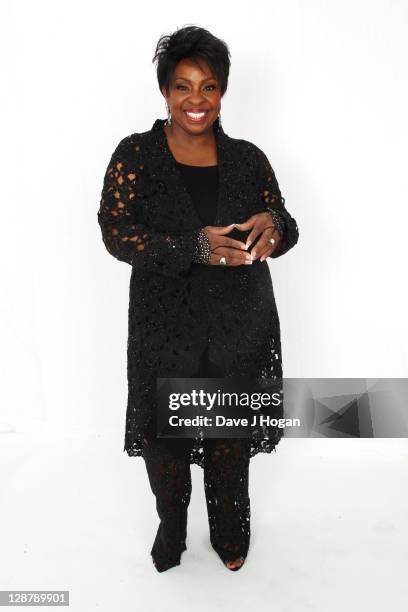 Gladys Knight poses for a portrait backstage at the 'Michael Forever' concert to remember the late Michael Jackson at The Millenium Stadium on...