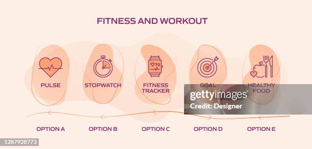 Exercise Progression Visuals Fitness And Workout Related Process Infographic Template Process ...
