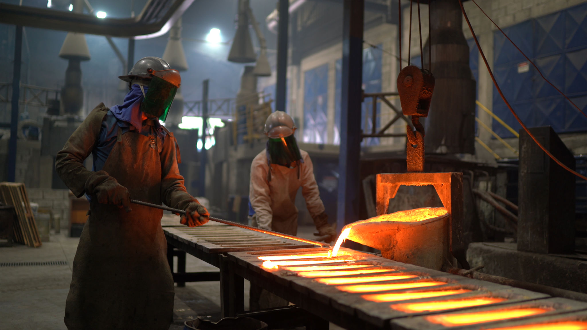 foundry workers