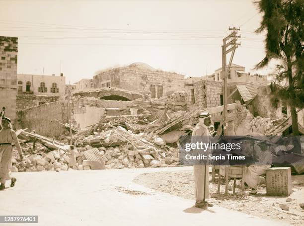 Jenin, dynamiting Sept. 1938, West Bank.