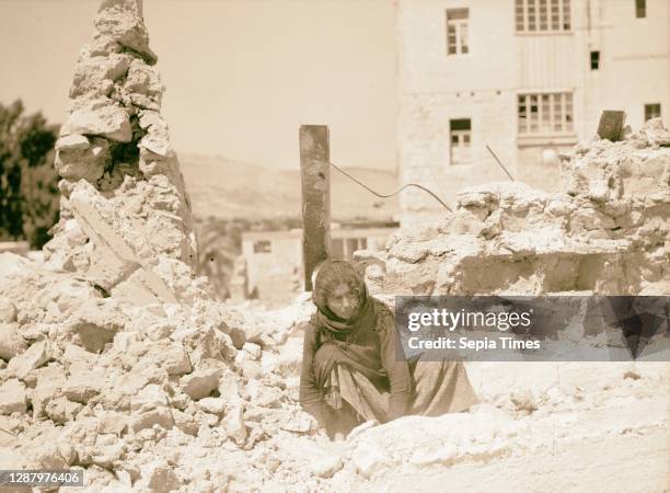 Jenin, dynamiting Sept. 1938, West Bank.