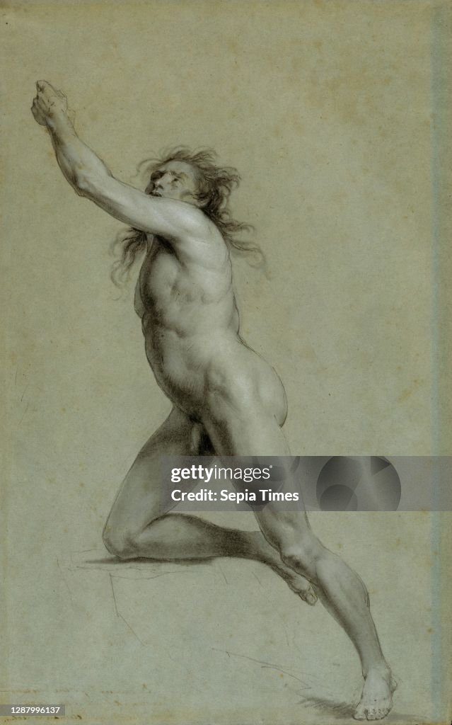 Study from Life: Nude Male.