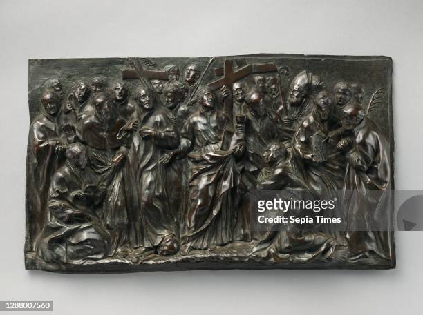 Alessandro Algardi, Saint Ignatius Loyola with Saints and Martyrs of the Jesuit Order, Italian, Rome, Alessandro Algardi , 17th century, Italian,...
