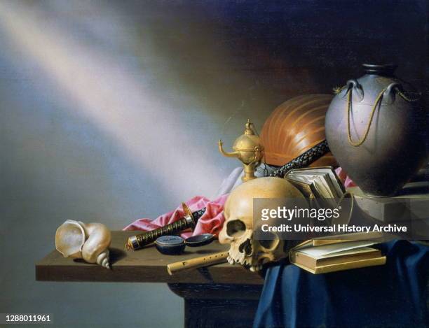 Vanitas Still Life With A Vase Photos and Premium High Res Pictures ...