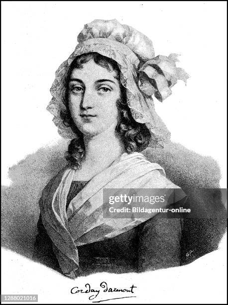 Marie Anne Charlotte Corday d'Armont, Charlotte Corday called, July 27, 1768 - July 17 was a French nobleman and great-granddaughter of playwright...