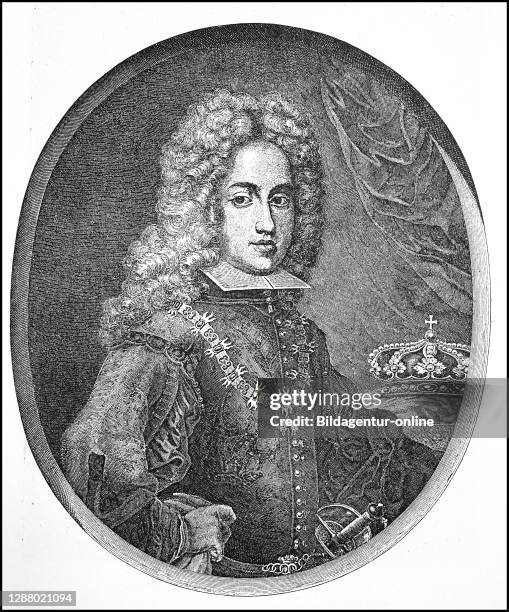 Karl VI. Franz Joseph Wenzel Balthasar Johann Anton Ignaz, October 1st 1685 - ibid 20 October 1740, from 1711 to 1740 Roman-German Emperor and...