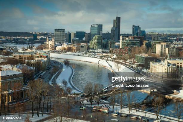 Winter afternoon in Vilnius.