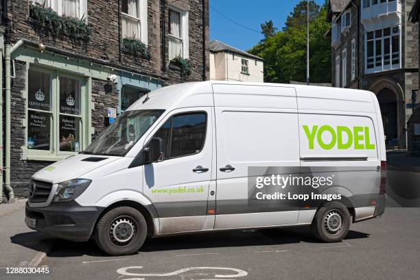 Yodel delivery van.