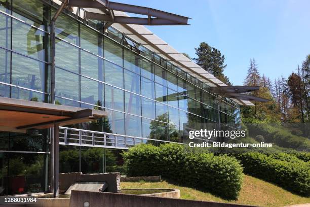 Terrace Therme in Bad Colberg, place with mineral spring spa treatment, Heldburger country Heldburg, Hildburghausen, Thuringia, Germany /...