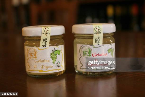 Ligurian grape jelly. Liguria. Italy. Europe.