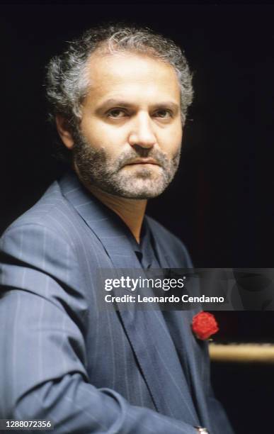 Italian fashion designer and founder of Versace Gianni Versace , Rome, Italy, 27th May 1985.